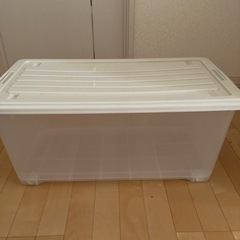 収納ケース　キャスター付の画像
