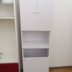 ★ジモティ割あり★  ランドリーラック ホワイト H180×D3...