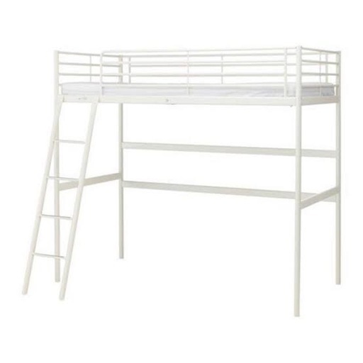 ロフトベッド IKEA SVARTA ホワイト