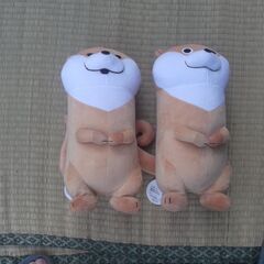 可愛い嘘のカワウソ BIGぬいぐるみ　2種類2個