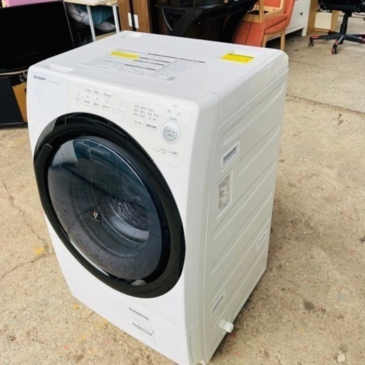 売約済【‼️人気のドラム式‼️】SHARP洗濯乾燥機 ヒーターセンサー乾燥