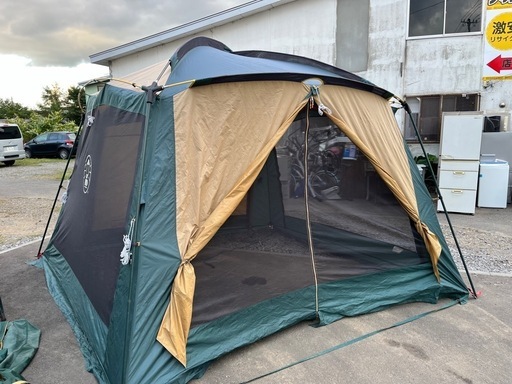 Coleman ラウンドスクリーン 320EX Plus Round Screen スクリーンタープ テント model: 170T14500J 設営テスト済 中古訳あり品 ①
