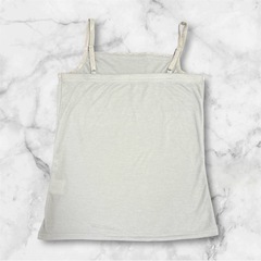 ニッセン❤キャミソール　グレー　Mサイズ　トップス　胸元レースの画像