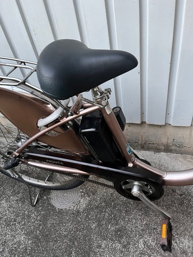 ブリヂストン  フロンティア②  　★両輪駆動　★回復充電　★ベルトドライブ　リチウムイオンバッテリーB200 6.2Ah 26インチ 3段 LED ゴールド