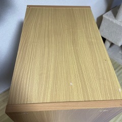 【0円/無料/破損あり】カラーボックス カラボ ベージュ 3段の画像