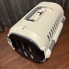 リッチェル　ペットキャリー　キャンピングキャリーファインSアイボリー