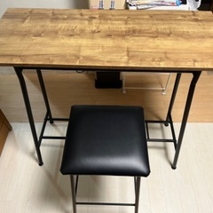 ハイデスク、ハイチェアの画像