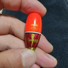 🎣釣具　⑭ウキ　GREX　ミニツイギーG3　オレンジ　美品の画像