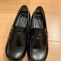 【値下げ】子供用靴　ローファー黒　21cm