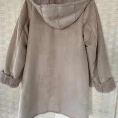 ムートン風ハーフコート　値下げしました！
の画像