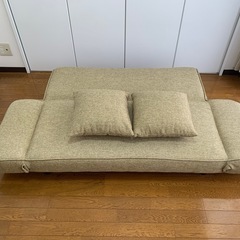 2名掛けソファ（ベージュ）LOWYA