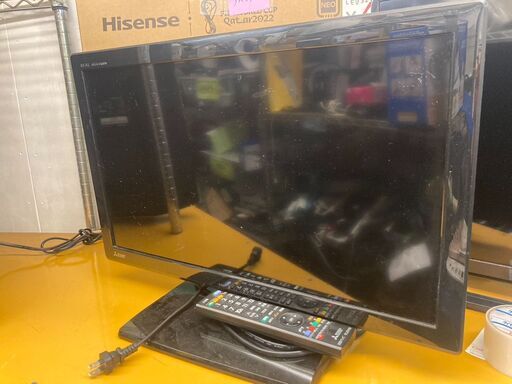 ☆中古￥10,800！MITSUBISHI　24インチ液晶テレビ　家電　2019年製　LCD-24LB7型　【BH069】