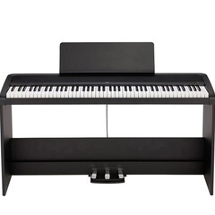 美品 電子ピアノ KORG B2SP BK コルグ 専用スタンド 3本ペダル 椅子(純正) セット ヘッドホン(密閉型) 数量限定 電子ピアノカバー(純正) 付属の画像