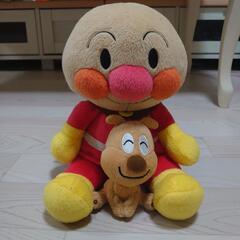 アンパンマン　チーズ　ぬいぐるみ　お座り