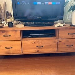 テレビボード　木製の画像