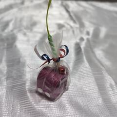 ハンドメイド　クラフトバンド　ランドセルストラップ　濃ピンク　塩入