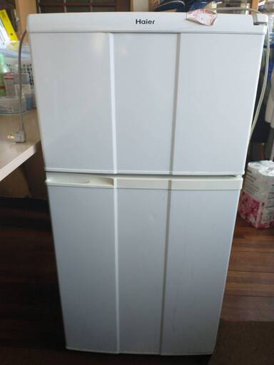 中古）Haier JR-N100A　冷蔵庫２ドア　動作確認済み
