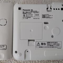 コードレス電話機　パナソニック 子機1台付きの画像