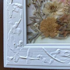 押し花アート額付きの画像