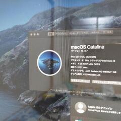 iMac 27インチ Catalinaの画像