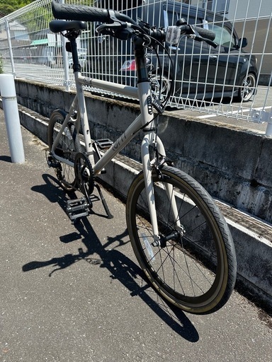 Tern crest ミニベロクロスバイク　タイヤ新品交換、ライト付き