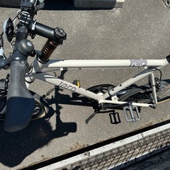 Tern crest ミニベロクロスバイク　タイヤ新品交換、ライト付きの画像