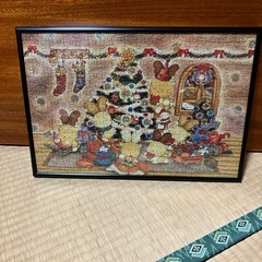 【お取引中】8月20日お昼まで　クリスマスパズル&フレーム