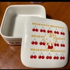 キティ　陶器小物入れの画像