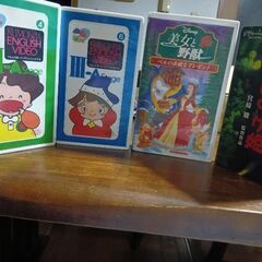 vhs 美女と野獣　もののけ姫　
