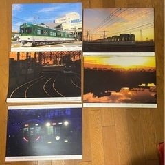 【値下げ！】京阪電車好きな方へ 京阪電車カレンダー5冊 2017〜2020&2022の画像