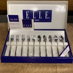 江東区引取優先。配送相談。未使用　ELLEフォークスプーンセット...