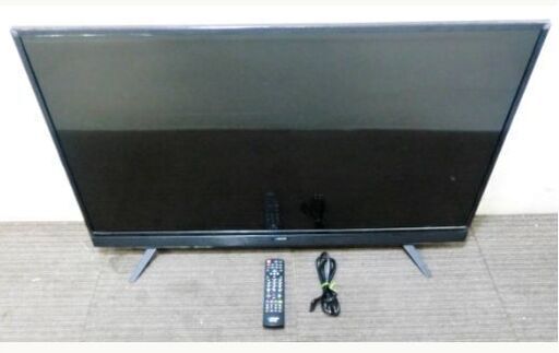 マクスゼン　43型　液晶テレビ　J43SK03　動作良好　ハイビジョン　43インチ　2019年製　maxzen