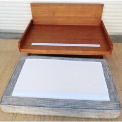 ミサワ　2人掛けソファ　ラブソファ　ALBERO　布張り　2Pソファ　木製フレーム　ファブリック　北欧風　インテリア　引取り歓迎の画像