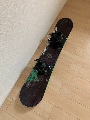 スノーボード板　ビンディング付き　HEAD