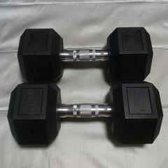 ☆未使用六角ダンベル15kg×2個セット