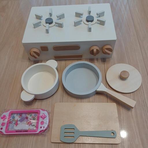 3COINSの木製キッチンおもちゃセット