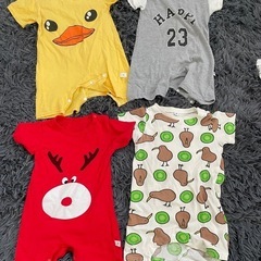 ロンパース 70 80 セットの画像