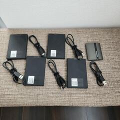 外付けSSD 5台（480GB,1TB,2TB）