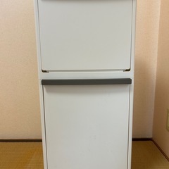ニトリ ゴミ箱 白 シンプル 2段