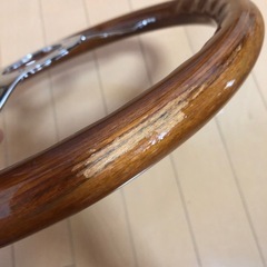 ペイトン　ウッドステアリング　ハンドルの画像