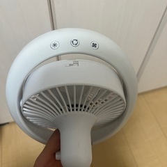 LEDライト付クリップファン ホワイト PSLC30-WH の画像