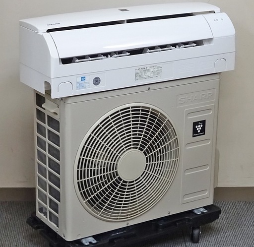 【取引完了】(42)SHARP【AY-N22N-W】シャープ プラズマクラスター7000搭載 ルームエアコン おもに6畳用 2021年製取付販売