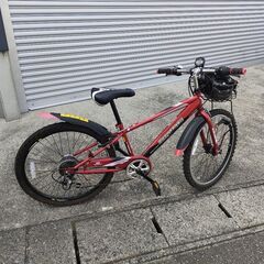 子ども用自転車　DRIDE　赤　黒　子供　キッズ