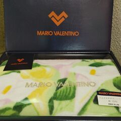 新品未使用品 マリオバレンチノ フェイスタオル1枚 綿100%