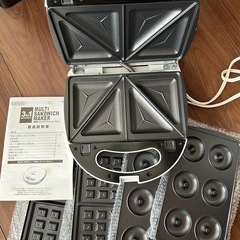【決まりました】マルチサンドメーカー　3in1の画像