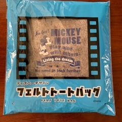 ディズニーデザインフェルトトートバッグ