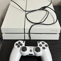 【受取者決定済】PS4本体+純正コントローラー+充電、HDMIケ...