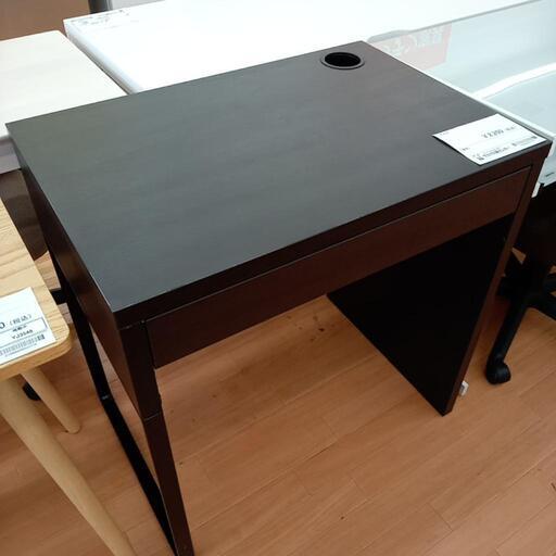 ★ジモティ割あり★ IKEA　デスク　ブラック　クリーニング済　YJ3547
