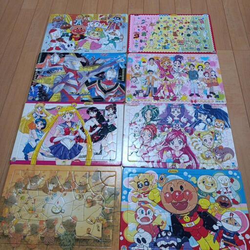 キャラクター パズル 8枚
