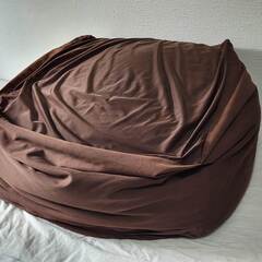 【無料】無印良品 体にフィットするソファ ビーズ カバー付きの画像